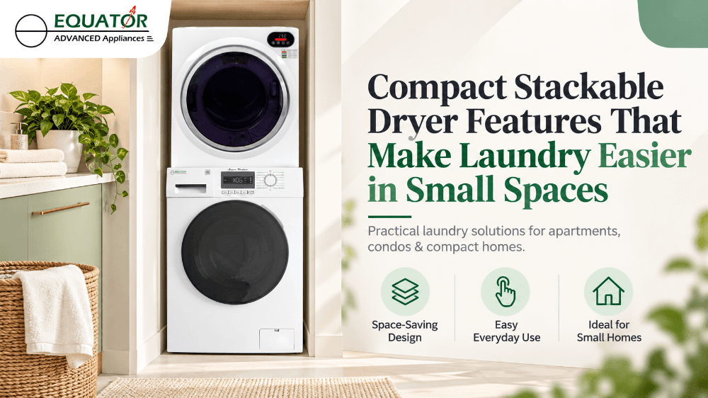 compact stackable dryer